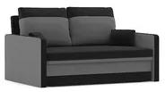 MILTON kinyitható kanapé Fekete-fehér
