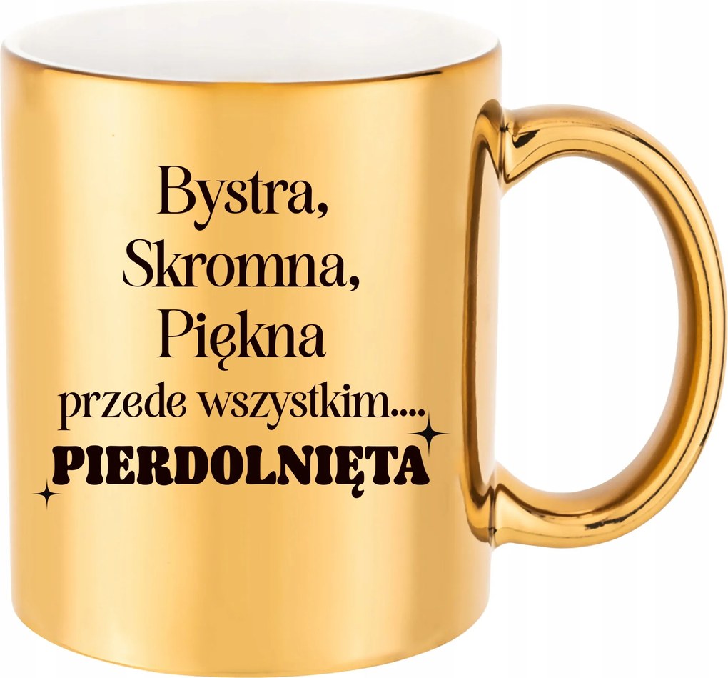 Arany Bögre Ajándék Barátnőnek Születésnap Karácsony 330ml