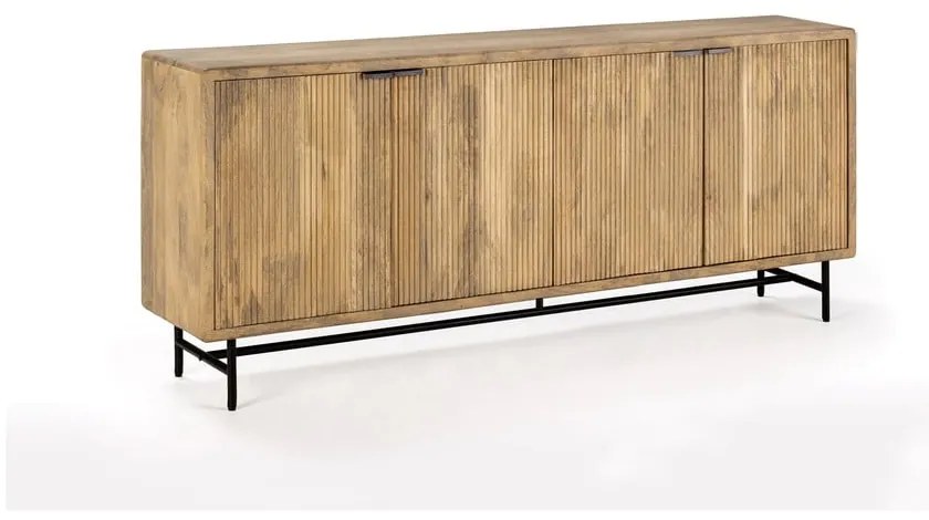 Natúr színű mangófa komód 190x85x40 cm Mundra – MOME