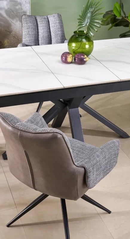 Platan bővíthető étkezőasztal fehér 140-180cm