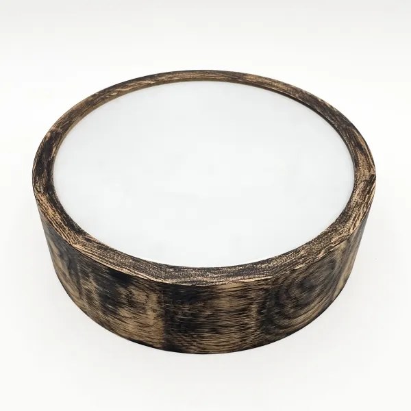 Fürdőszobai mennyezeti lámpa OAK SMOKY 2xE27/15W IP54, 27,5 cm, tölgy/barna