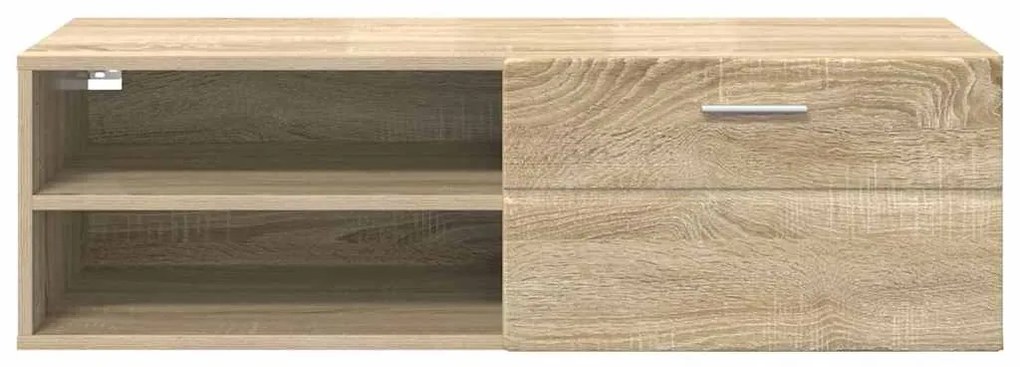 TV szekrény fiókkal sonoma tölgy 100.5 x 39 x 30 cm Faanyag