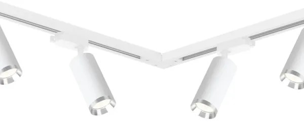 MICA sínes spotlámpa 6×GU10/10W/230V, fehér/matt króm