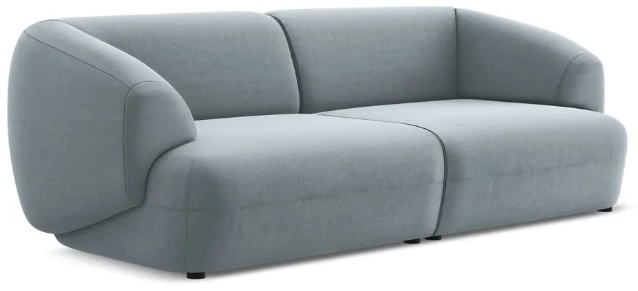Világoskék bársony kanapé 232 cm Moana – Makamii