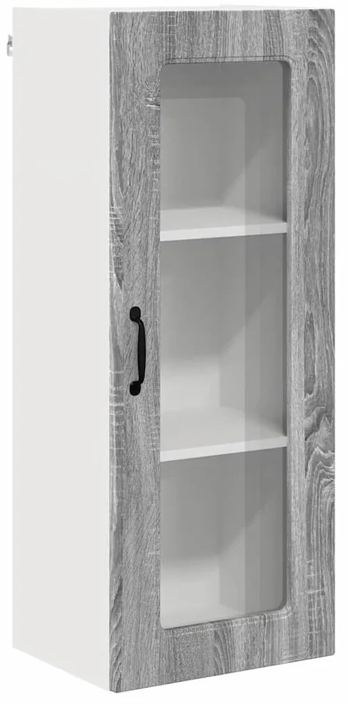 Fali konyhaszekrény Szürke Sonoma 40 x 31 x 100 cm Faanyag