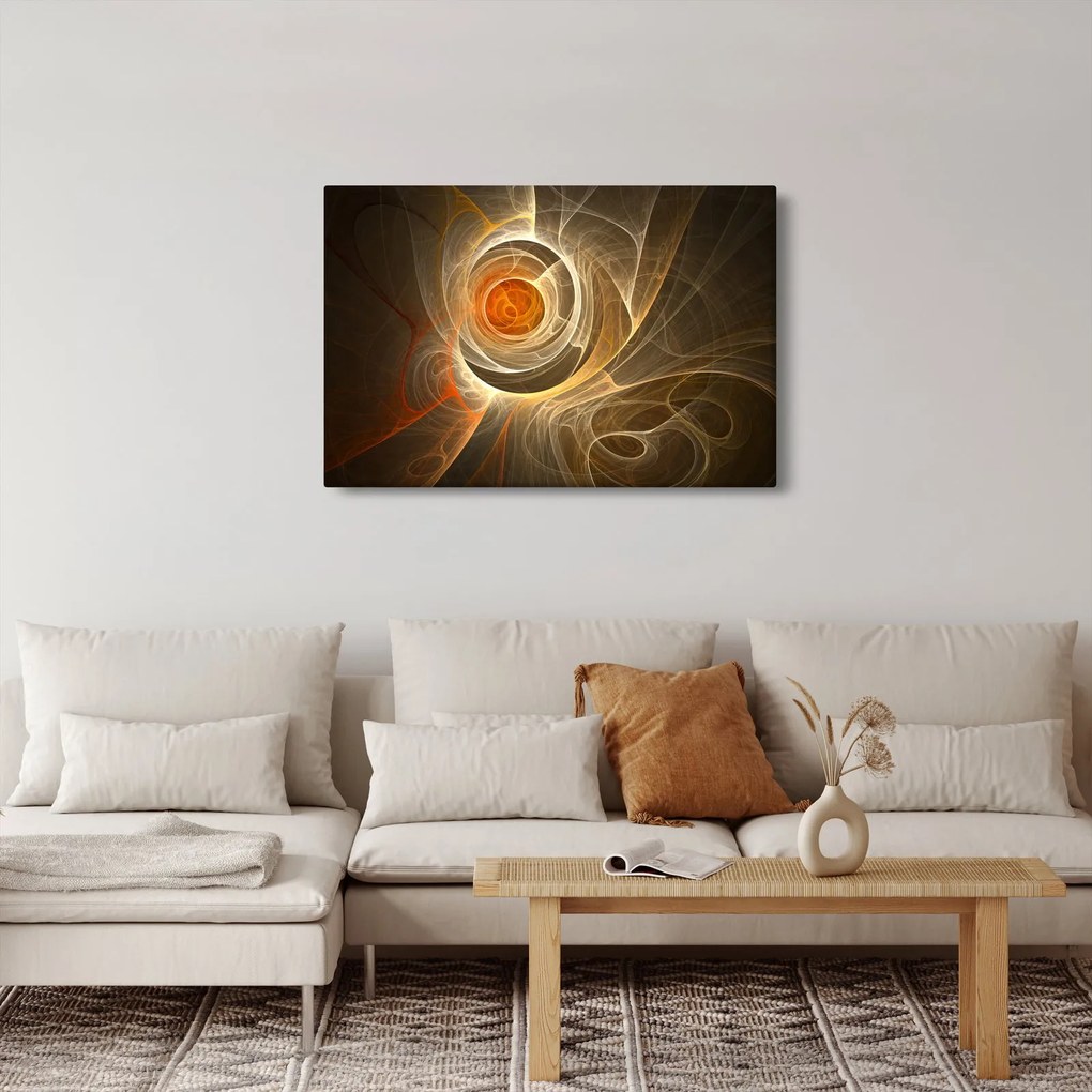 Absztrakciós kép (90x60 cm)