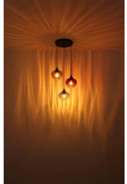 Globo 15748-3HR - Csillár zsinóron SANDER 3xE27/60W/230V