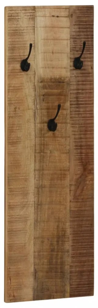 2 db falra szerelhető tömör mangófa fogas 36 x 110 x 3 cm