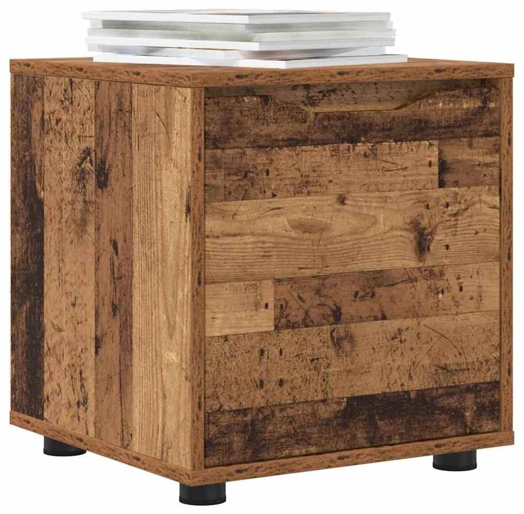 vidaXL Fürdőszoba Székény Öreg fa 40,5 x 40 x 44 cm Faanyag