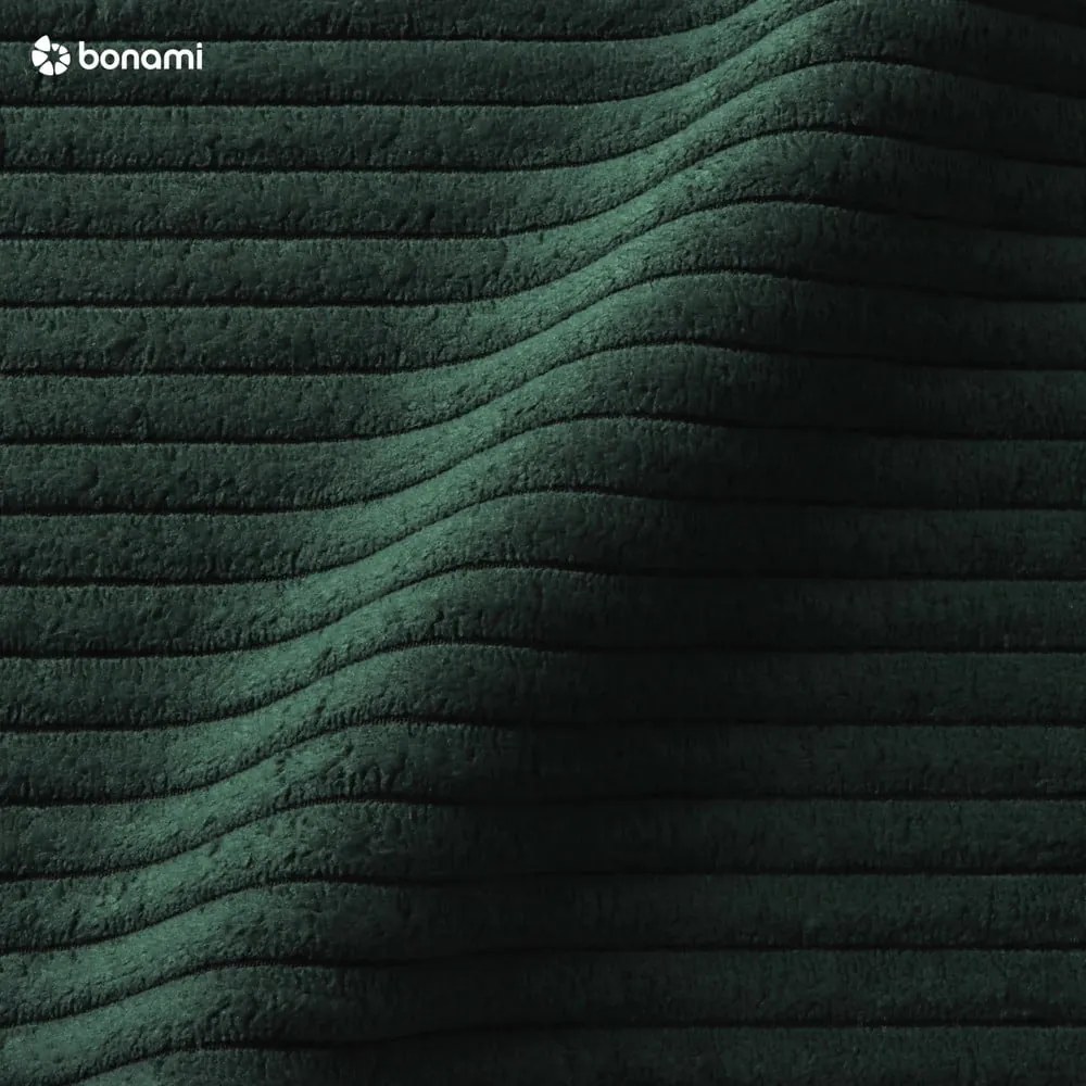 Sötétzöld kárpitozott egyszemélyes ágy ágyrács nélkül 120x200 cm Mattis – Meise Möbel