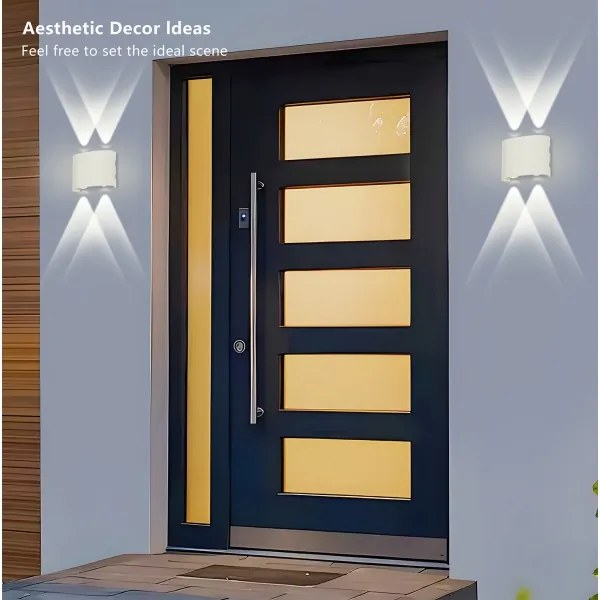 Brilagi - LED kültéri fali lámpa FLAREBOX LED/4W/230V fehér IP65