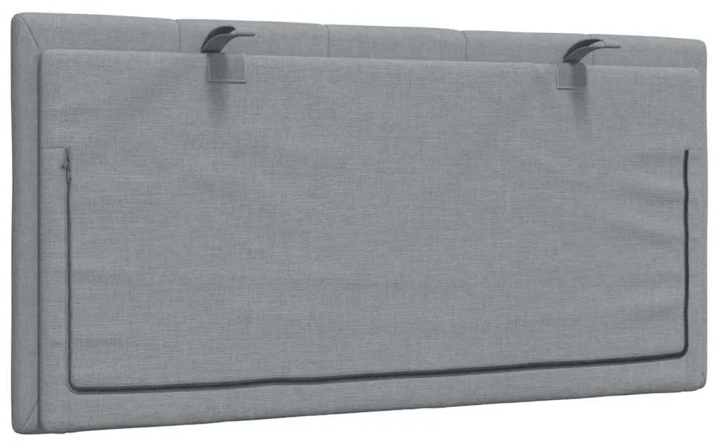 világosszürke szövet fejtámla párna Hanko 100 cm