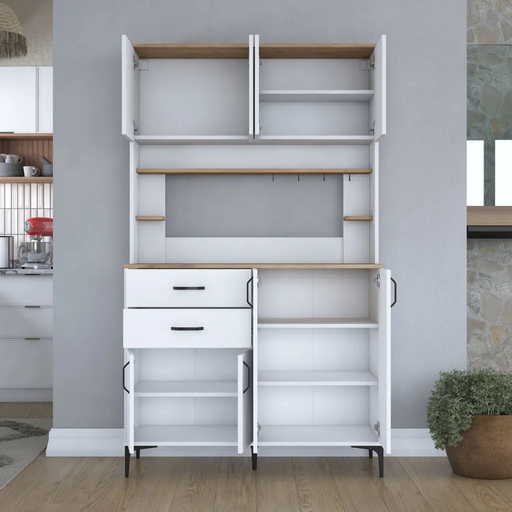 Konyhaszekrény, 120 cm – JE212