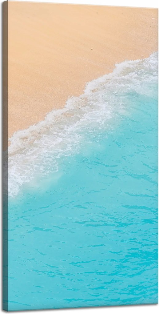 Vászonkép Tengerpart Nyugodt Víz Nap 40x80 cm Ideális ajándék