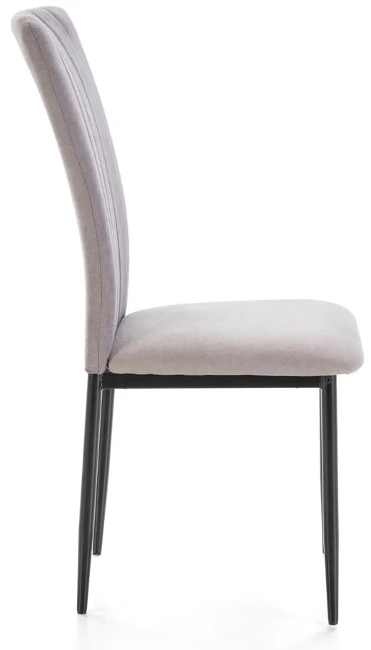 Világosszürke étkezőszék szett 4 db-os Holly – Marckeric