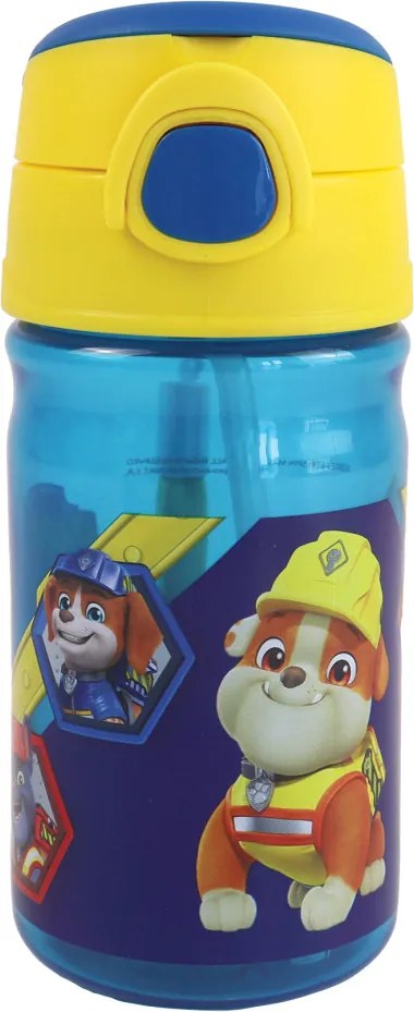 Mancs Őrjárat Rubble műanyag szívószálas kulacs akasztóval 350 ml