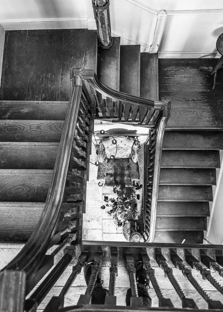 Poszter 50x70cm Fa lépcső a házban, Assaf Frank