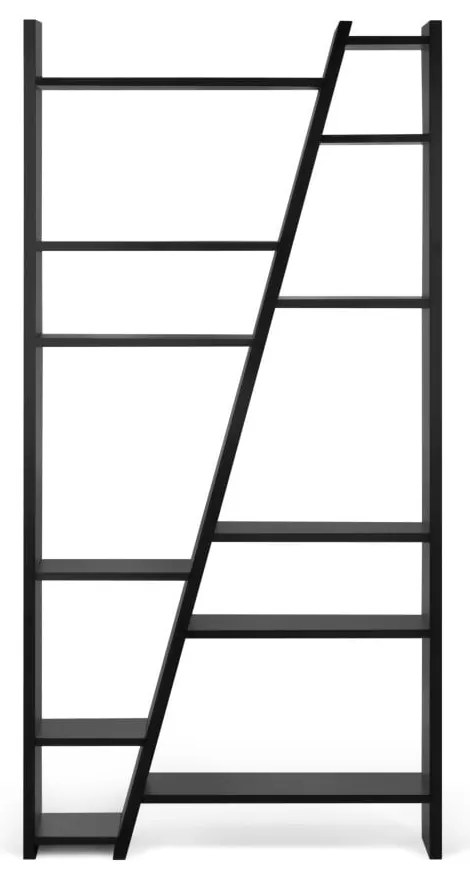 Delta fekete könyvespolc - TemaHome