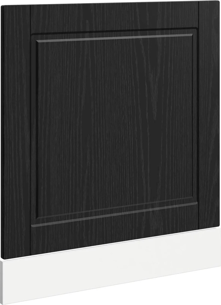 vidaXL Konyhaszekrény Fekete tölgy 60 x 1,5 x 67 cm Faanyag