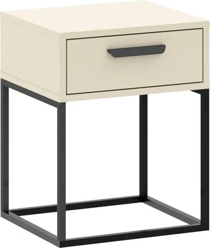 CADRO 1 fiókos éjjeli szekrény, 40 cm, No. 3 vázon | Kasmír