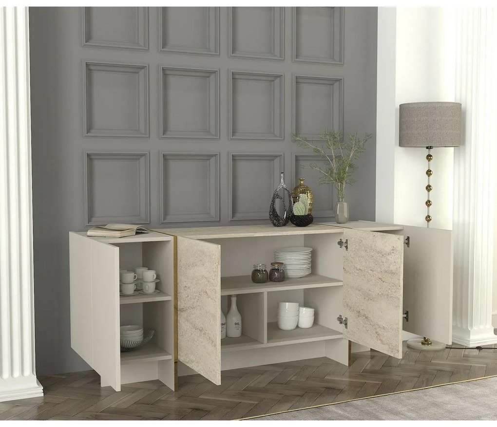 Veyron Travertine and Sandstone szekrény