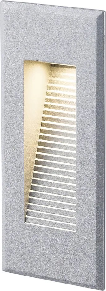 NOVOLUX 543A-L0103A-03 DAMBEL Kültéri Falba Építhető Lámpa Szürke LED IP65