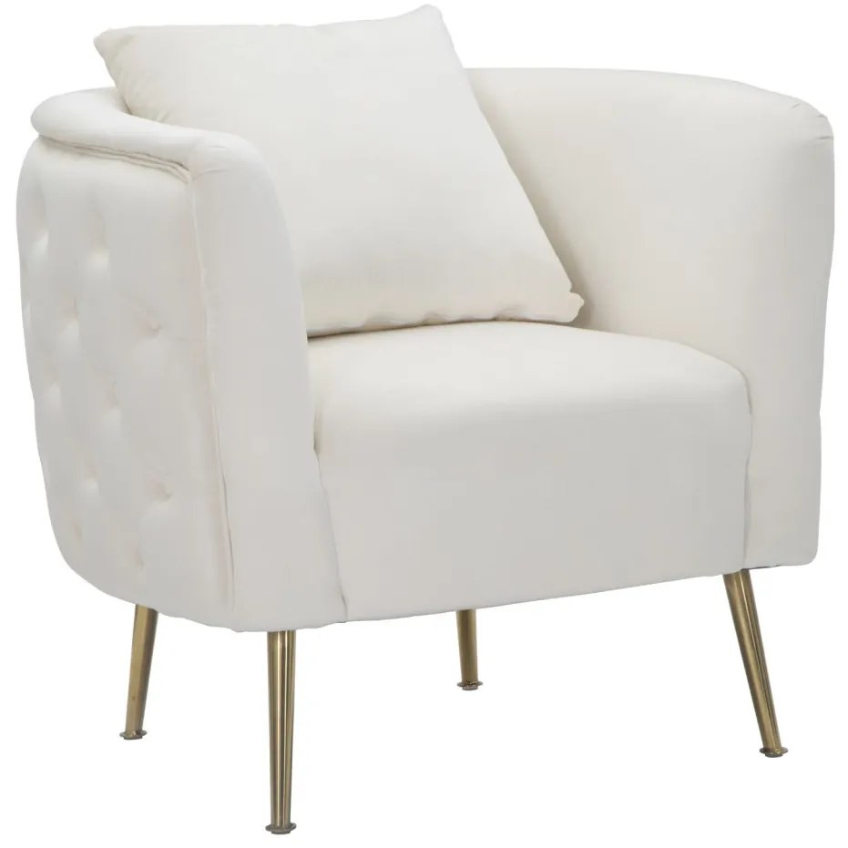 Bucarest crema fotel 76x74x73cm