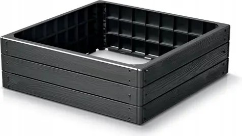 Base Woody Ibws kerti takaró grafit 75 x 75 x 25 cm Prosperplast