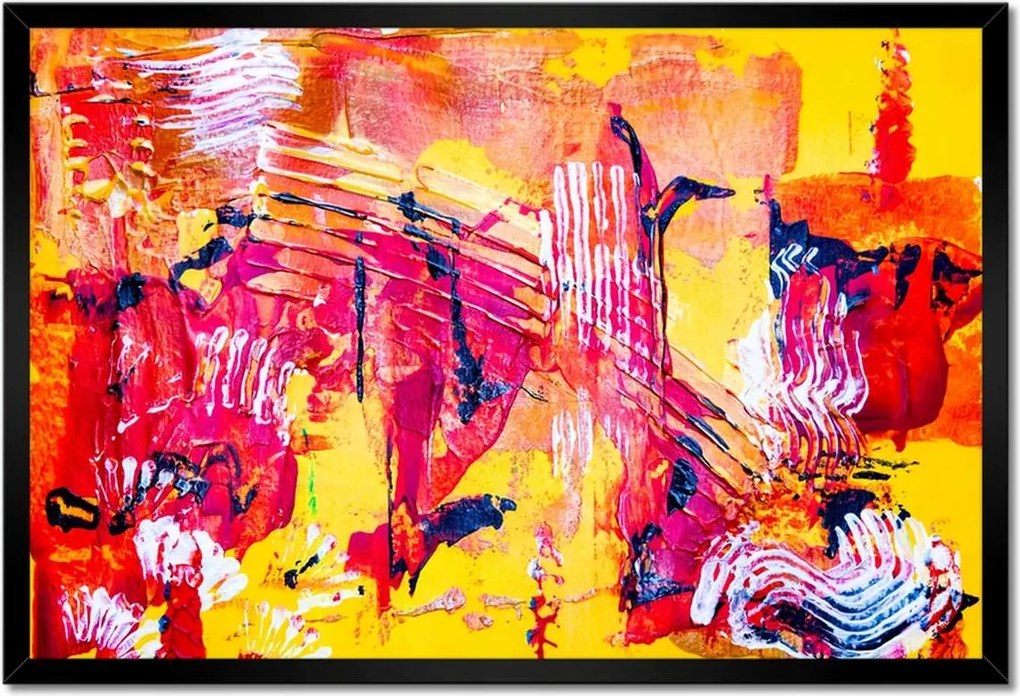 Poszterek keretben 60x40 Absztrakt Víztömlő