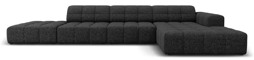 Antracitszürke sarokkanapé (jobb oldali) Chicago – Cosmopolitan Design