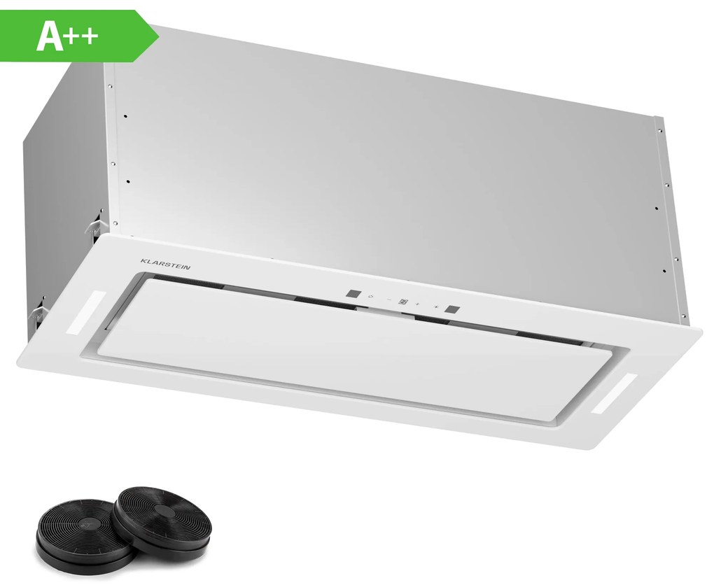 Klarstein Hektor Eco, páraelszívó, 72 cm, 466 m³/ó, érintéses vezérlés, üveg
