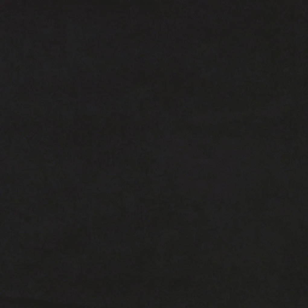 fekete bársony kanapéágy 100 x 200 cm