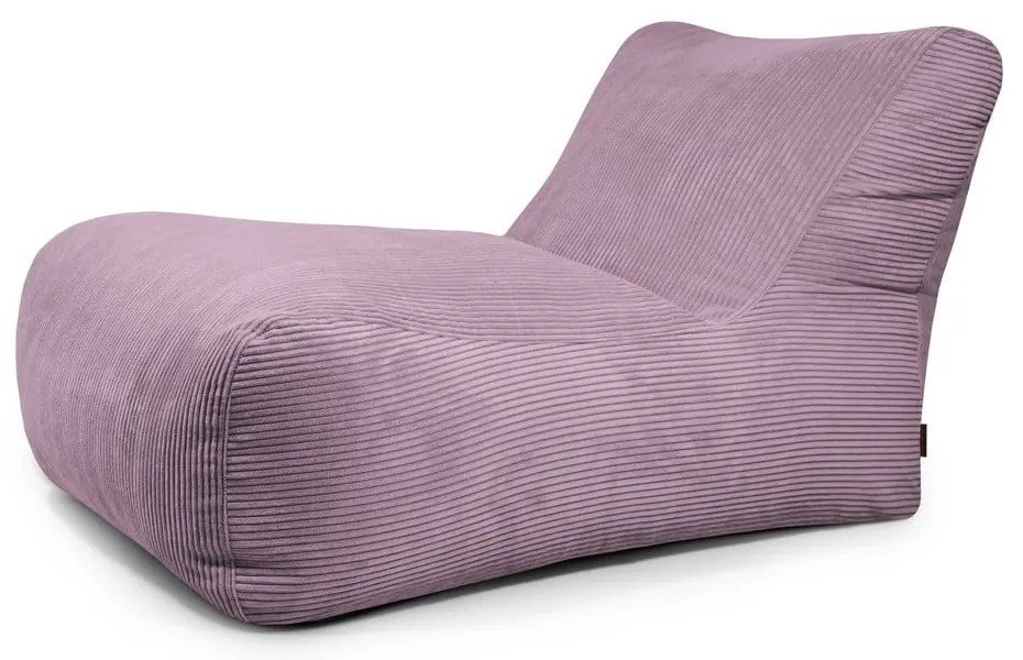 Lila kordbársony babzsákfotel Lounge 100 – SLOWDOWN