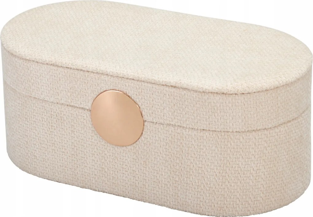 Ékszertartó Doboz Tükörrel Karton Fehér 25 X 12 X 10.5 CM