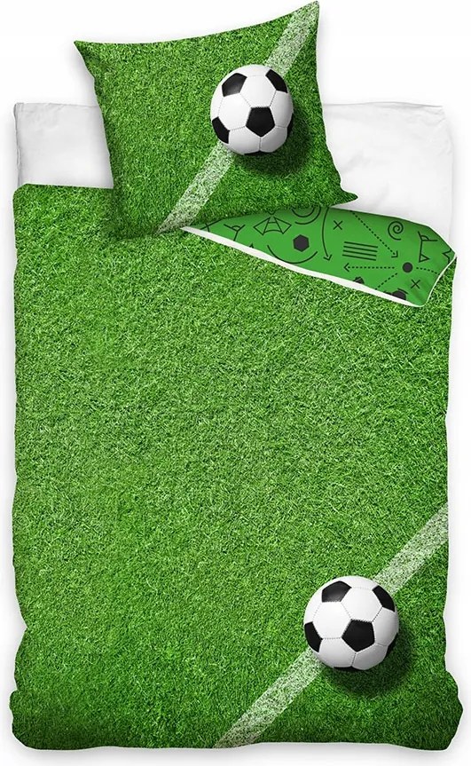 Ágyneműhuzat Labdarúgó Pálya Fű Gyep 140x200