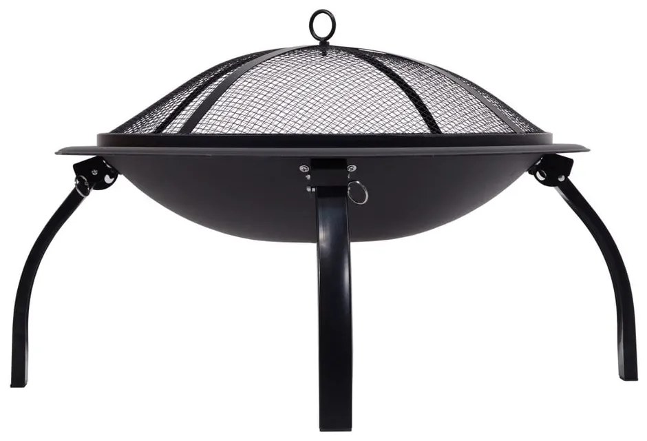 Vesuv tűzrakó hely grillráccsal és fedéllel, ø 48 cm - Cattara
