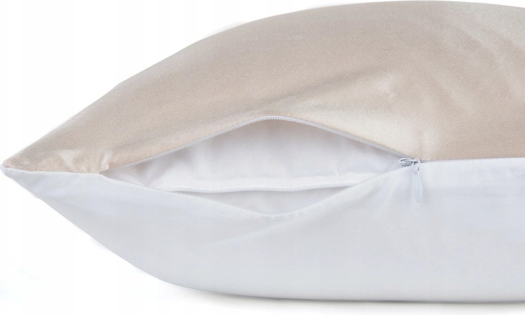 Klara Selyem párnahuzat 50x60 bambusz bézs