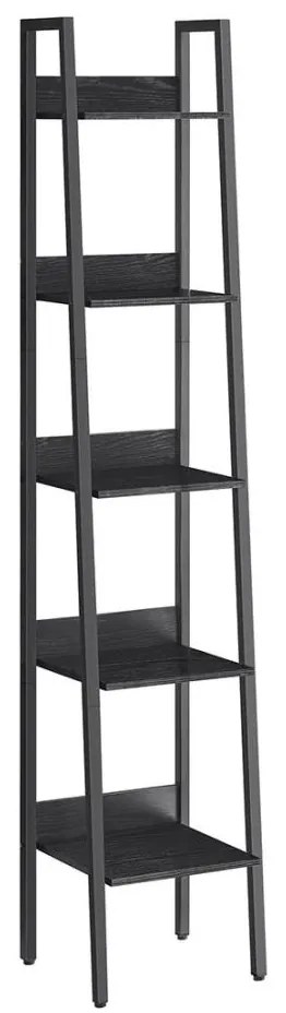 NAVARO fekete könyvespolc