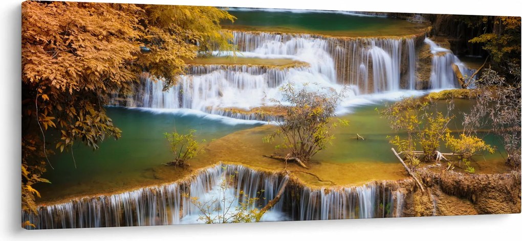 Kép - Huay, Mae, Khamin, vízesés, Thaiföld (120x50 cm)