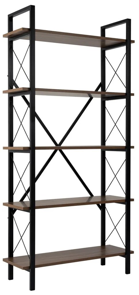 Elysian Walnut and Black polcállvány