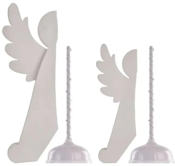 LED karácsonyi dísz 20×LED/6×AA, angyalok