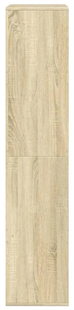 sonoma tölgy színű szerelt fa könyvespolc 100 x 33 x 155,5 cm