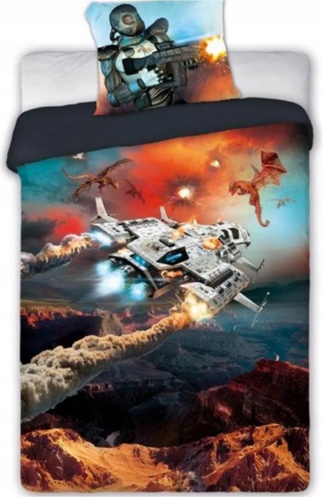 Kozmosz Ágyneműhuzat 140x200 70x90 Gamer téma Akció Science Fiction