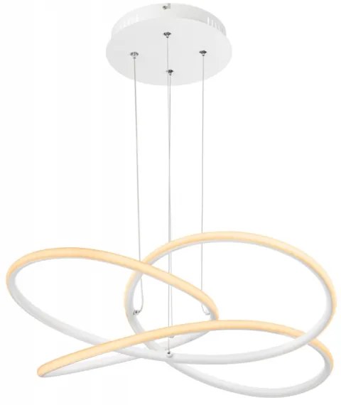 Globo 67201WH-30 - LED Csillár zsinóron PANDA LED/30W/230V