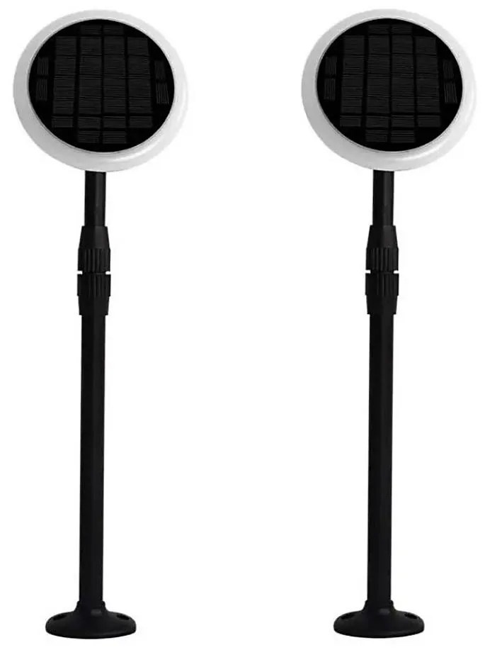 V-Tac KÉSZLET 2x LED Állítható napelemes lámpa GARDEN LED/3W/5V 42-80 cm 4000K IP65 VT0777