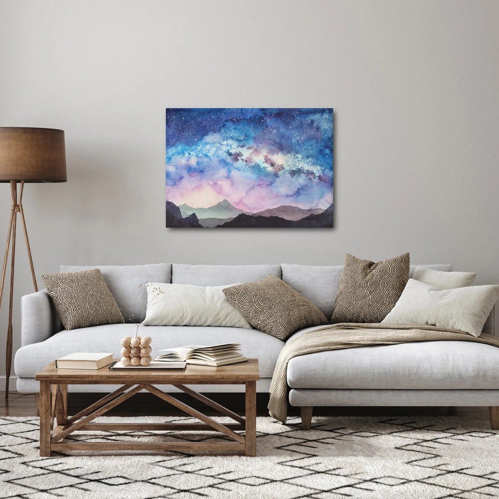 Kép - Milky Way, akvarell (70x50 cm)