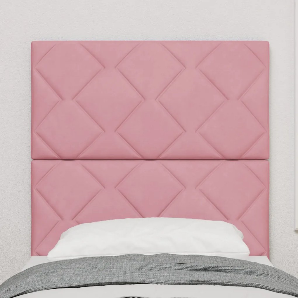 LED Fejtámla Gyémánt Blokk Minta Rózsaszín 80 cm