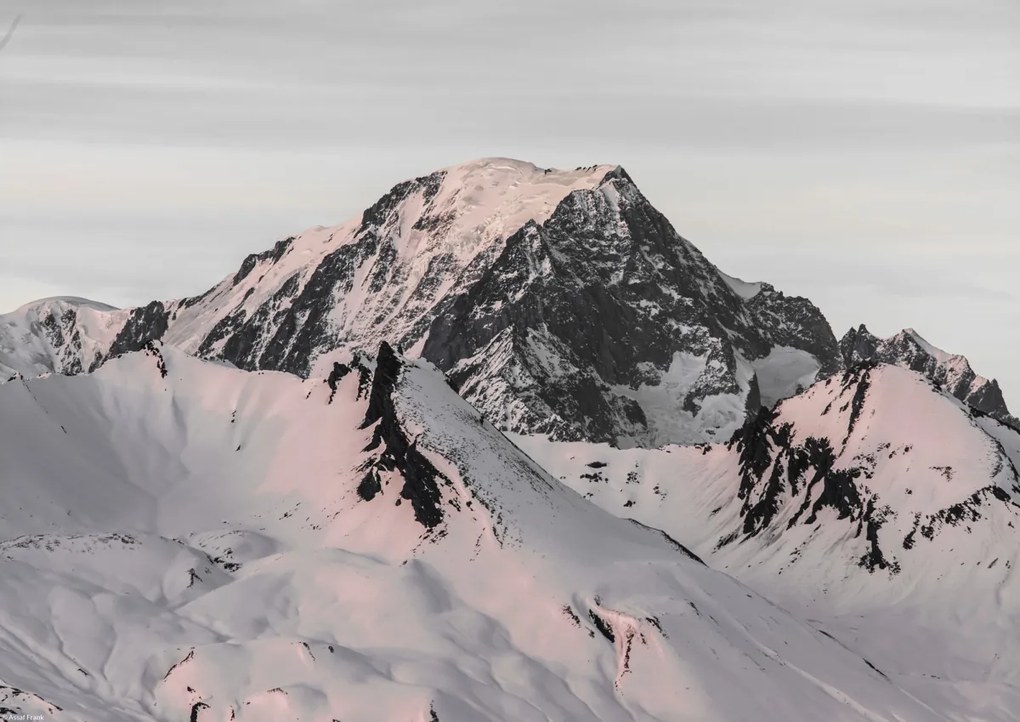 Poszter 42x29,7cm Alpok, Mont Blanc 3, Assaf Frank