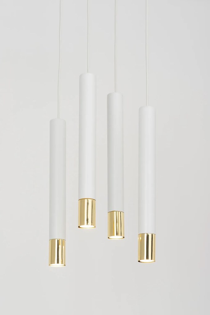 SIGMA LIGHTING 33389 SOPEL Többágú Függesztett Lámpa Fehér, Arany GU11 IP20
