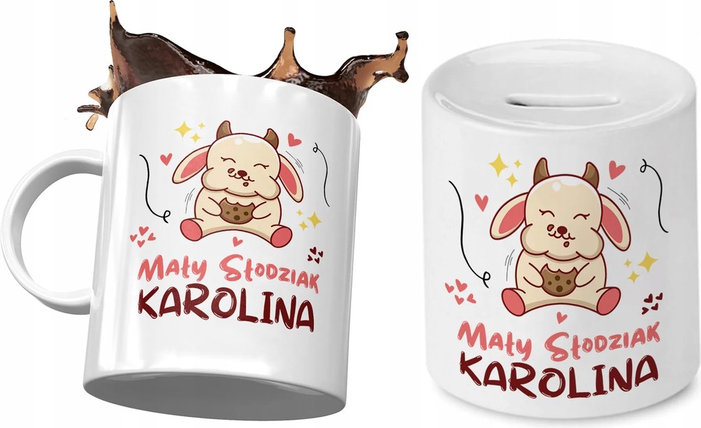 Karolina Bögre Persely Szett Gyerekeknek Nyomtatott Fotóval